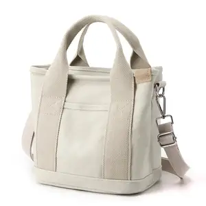 Özel bez alışveriş çantası renkli moda tasarımı dayanıklı taşınabilir çoklu taşıma yöntemleri günlük için saklama çantası