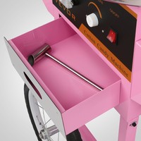 En Promotion : Machine à Barbe à Papa Professionnelle Rose pour Confiserie de Sucre