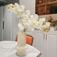 Fleurs d'orchidée Phalaenopsis artificielles de haute qualité, toucher réaliste, matériau en latex, décoration de salon, décoration de la maison, remise de diplôme, Pâques