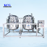Unité de pasteurisation entièrement automatique à double cuve en acier inoxydable, haute productivité, 115°C, pour la stérilisation des boissons laitières