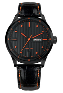 Nouvelle montre analogique à quartz de luxe pour homme, grand cadran décontracté, en acier inoxydable, étanche, cadran de 40 mm, bracelet de 20 mm, fermoir papillon - Product Image 5