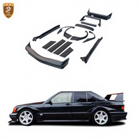 Kit de Carrocería de Fibra de Vidrio con Parachoques Delantero y Trasero para Mercedes Benz Clase C Estilo 190E Evo II