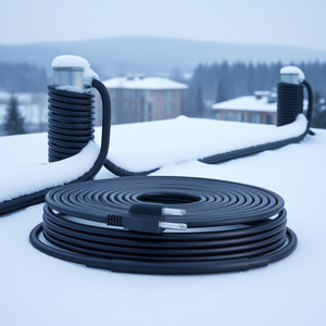 สายเคเบิลทำความร้อนแบบควบคุมอุณหภูมิเองได้ ความยาว 80 ฟุต สำหรับหลังคาและสายควบคุม  หุ้มด้วย PVC  ตัวนำทองแดง ระดับการป้องกัน IP65 - Product Image 2