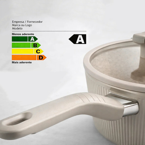 High Quality Ceramic Coated <b>Pot</b> Pan Silicone Glass Lids Soft Touch Handle Non Stick 9Piece Forged Aluminium Cookware <b>Set</b> - Product Image 5