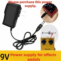 Pédale de guitare électrique Overdrive/Distortion/Chorus/Delay/Tremolo, True Bypass, conception durable pour des sonorités polyvalentes