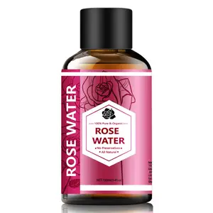 Private label femminile idratante idratante viso toner pelle che illumina idrosol acqua di rose organica