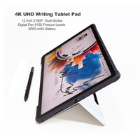 Tablette PC Android 4K pour enfants 8+128 Go avec écran tactile, moniteur graphique, stylet à pression 8192 niveaux, USB, pour artistes, dessin et conception