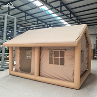 Tente gonflable OEM ODM de luxe, imperméable, pour le camping, 1 ou 2 personnes, tente de camping extérieure avec pompe