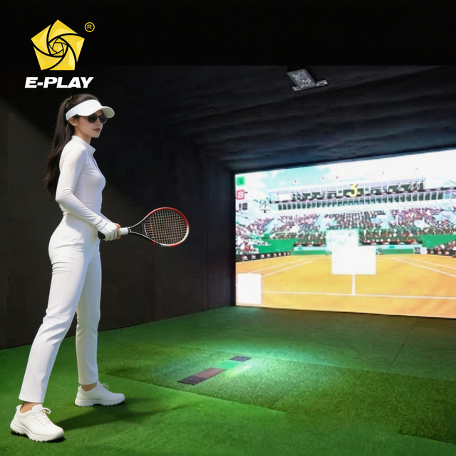 Eplay Athlete Tennis Training Interactive Projection Portable Real-Time Data Review Smart Digital Sports Simulator Indoor 4