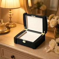 Boîte de rangement pour parfums en bois haut de gamme, boîte en bois d'ébène, logo personnalisé, emballage cadeau de luxe Ramadan Mubarak