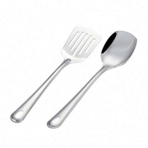Factory High Quality Stainless Steel <b>Kitchen</b> Utensils Set Popular Wholesale Cooking Ladle <b>Tools</b> Metal <b>Gadgets</b> - Product Image 1