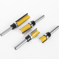 Plantilla Trim Bisagra Mortising Router Bit Straight End Mill Trimmer Herramienta de limpieza al ras
