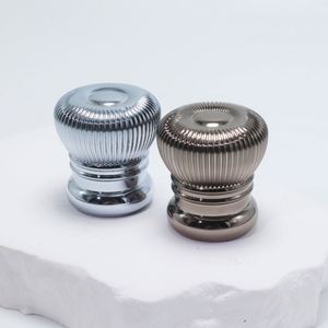 ขวดน้ำหอมแก้วทรงกลมใสขนาด 50 มล. ดีไซน์ใหม่ พร้อมฝาซิงค์หรูหรา - Product Image 5