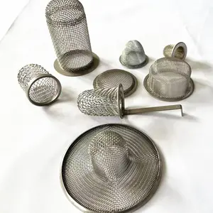 Anti Rust Stainless Steel Wire Filter Screen Mesh Cap / Strainer / Basket / Bowl Used In Fuel Refueling Equipment Filter