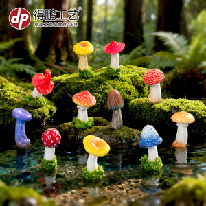 Mini Planta Artificial de Resina con Raíces de Hierba Simuladas, Creativa, para Decoración del Hogar, Accesorios de Paisajismo DIY - Product Image 4