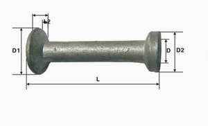 Ancres sphériques de levage pour béton préfabriqué, ancre de levage de type T - Product Image 5