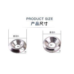 M3-M10 304 thép không gỉ Fisheye Gasket hình nón máy giặt <span class=keywords><strong>countersunk</strong></span> phẳng máy giặt - Product Image 3