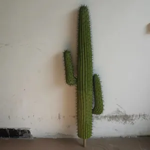 Commercio all'ingrosso 140 centimetri di Grandi Dimensioni Interne Artificiali Piante di Cactus per Due Rami