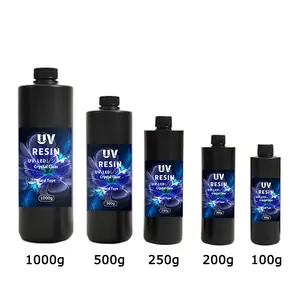 100g/200g/250g/500g/1000g UV 수지 보석 키트 액체 UV 경화 수지 공예 DIY 만들기