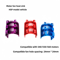 Sirip Pendingin Motor HSP Infinite 540 550, Sikat Karbon, Pendingin Motor Tanpa Sikat, Sirip Pendingin Motor Kapal Model