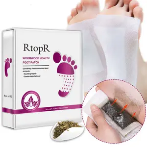 Popular personal care products 10Pcs/set Wormwood Foot Pads Premium Health Care Detox Patch With Adhesive detox foot patch