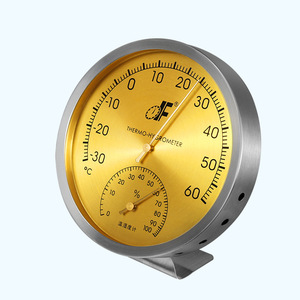 Termohigrómetro TH608 de Acero Inoxidable, Medidor de Temperatura y Humedad Interior para Oficinas, Laboratorios, Hospitales y Farmacias - Product Image 2