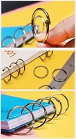 Offenes Buch Karten ring Binde metall Loose Leaf Binder Klapp ring