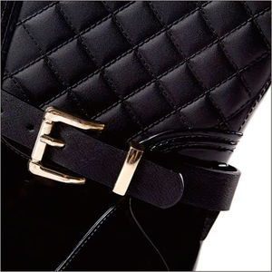 Botas de montar a caballo con logotipo personalizado al por mayor, Botas de lluvia altas para mujer, Botas de lluvia de PVC para mujer para senderismo al aire libre - Product Image 3