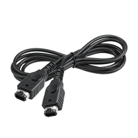 Câble de liaison SP mâle vers mâle filaire noir de 1,2 m/3,9 pieds, conducteur en cuivre pur pour jeu à 2 joueurs, compatible avec Gameboy Advance