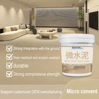 Novato disponible 20kg Microcemento Masilla de pared Revestimiento en polvo más suave Pintura impermeabilizante Spray Cemento blanco Masilla Revestimiento en polvo