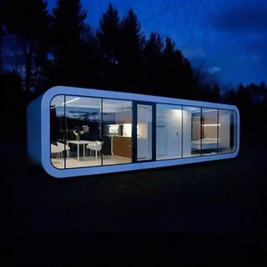 Contenedor portátil prefabricado móvil de 20 pies y 40 pies, casa de cabina de manzana Popular para edificio de oficinas, centro comercial, Oficina al aire libre - Product Image 5