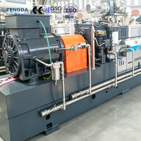 Extrudeuse à double vis PE pour la fabrication de granulés de plastique PET, machine de recyclage de plastique PP, pelletiseur de plastique PA