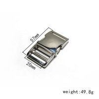 Ensemble d'accessoires pour collier de chien tactique moderne et simple, couleur personnalisée, laisse pour animaux de compagnie, harnais, rivets, boucle en métal à dégagement rapide, 25 mm, zinc