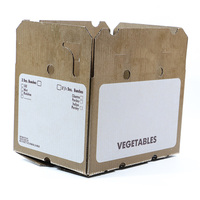 Carton ondulé ciré 100% imperméable, directement de l'usine |   Emballage personnalisable pour la chaîne du froid, adapté aux produits alimentaires, pour les produits de la mer surgelés et les produits à mâcher