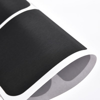 Patchs en nylon auto-adhésifs noirs en stock, autocollants de réparation sans repassage pour doudounes et vestes en coton – Vente en gros