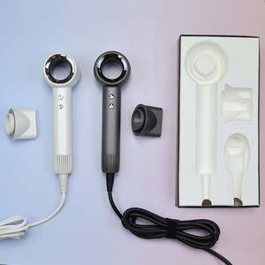 Máy sấy tóc, Ion khuếch tán Máy Sấy Tóc, du lịch Kích thước thổi Máy sấy với bộ khuếch tán cho mái tóc xoăn, xách tay nhanh chóng làm khô như salon, Đen - Product Image 2