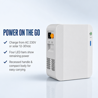 Station d'alimentation portable 1 kWh, batterie LiFePO4 1000 Wh, générateur solaire pour stockage d'énergie domestique, camping, alimentation de secours extérieure