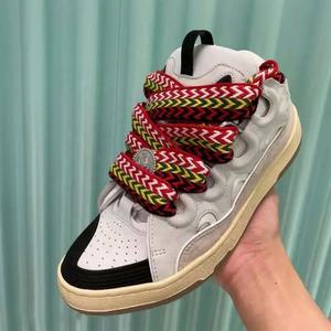 Nouvelles baskets montantes de luxe 2026 de haute qualité, antidérapantes, en maille, avec empiècements contrastants en tissu, pour hommes et femmes, style couple, modèle 'Bread Shoes' - Product Image 3