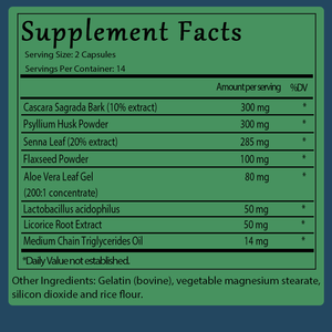 Oem/odm תוספת המעי הגס, בריאות מערכת העיכול, טהרת לטהר עם קסקרה <span class=keywords><strong>sagrada</strong></span>, פסיליום, קנה & פרוביוטיקה - Product Image 2