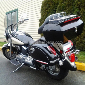 Coffre de moto, boîte à bagages avec porte-bagages supérieur, dossier et feu arrière pour Suzuki - Product Image 6