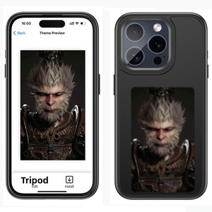Funda para Teléfono con Pantalla Inteligente NFC, Pantalla de Tinta Electrónica, Fundas para Teléfono con Diseño Personalizado, Funda Protectora Inteligente de Cuatro Colores para iPhone 13/14/15/16 Pro Max - Product Image 2