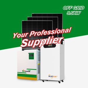 Sistema de energía solar fuera de la red de 3-5.5KW, kit solar completo para el hogar con batería de litio híbrida solar para uso doméstico. - Product Image 4