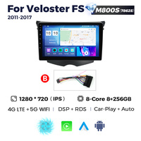 NaviFly Pemutar Video Mobil Android Terbaru 360 Panoramic untuk Hyundai Veloster FS 2011-2017 Mendukung Output AV Penuh Android Auto