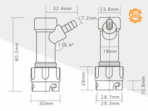 Sortie liquide <span class=keywords><strong>de</strong></span> bière et déconnexion <span class=keywords><strong>de</strong></span> gaz dans Ball Lock pour Keg - Product Image 5