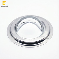 Fabricant de lentilles LED, diamètre personnalisé 92 mm, lentilles en verre borosilicate à 120 degrés pour LED