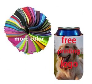 Customised <b>Beer</b> <b>Coolers</b> Free Printed logo Insulated <b>Beer</b> Solid Color Can <b>Cooler</b> Solid Neoprene 12 oz Standard Can <b>Cooler</b> - Product Image 1