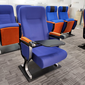 เก้าอี้หอประชุมมานวาเอ็กซ์โป รุ่น HB602 สีบลูบีช พร้อมที่เขียน สำหรับโรงเรียน โรงพยาบาล สวนสาธารณะ - Product Image 1