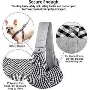 Transportín de Nailon para Mascotas de Gran Capacidad, Portátil, Plegable, para Exteriores, Bandolera, para Gatos, Perros, Cachorros, Bolsa de Viaje - Product Image 4