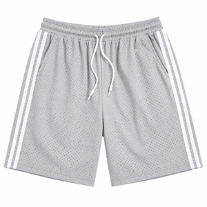 Pantalones Cortos de Baloncesto de Malla para Hombre, Color <span class=keywords><strong>Azul</strong></span> <span class=keywords><strong>Marino</strong></span> y Blanco, Estilo Deportivo, Transpirables, Ropa Deportiva Urbana, Venta al Por Mayor, Personalizados, OEM - Product Image 1