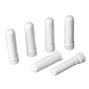 Tubos Inhaladores Nasales Vacíos para Aceites Esenciales, Tubo Inhalador de un Solo Uso con Mecha de Algodón - Product Image 1